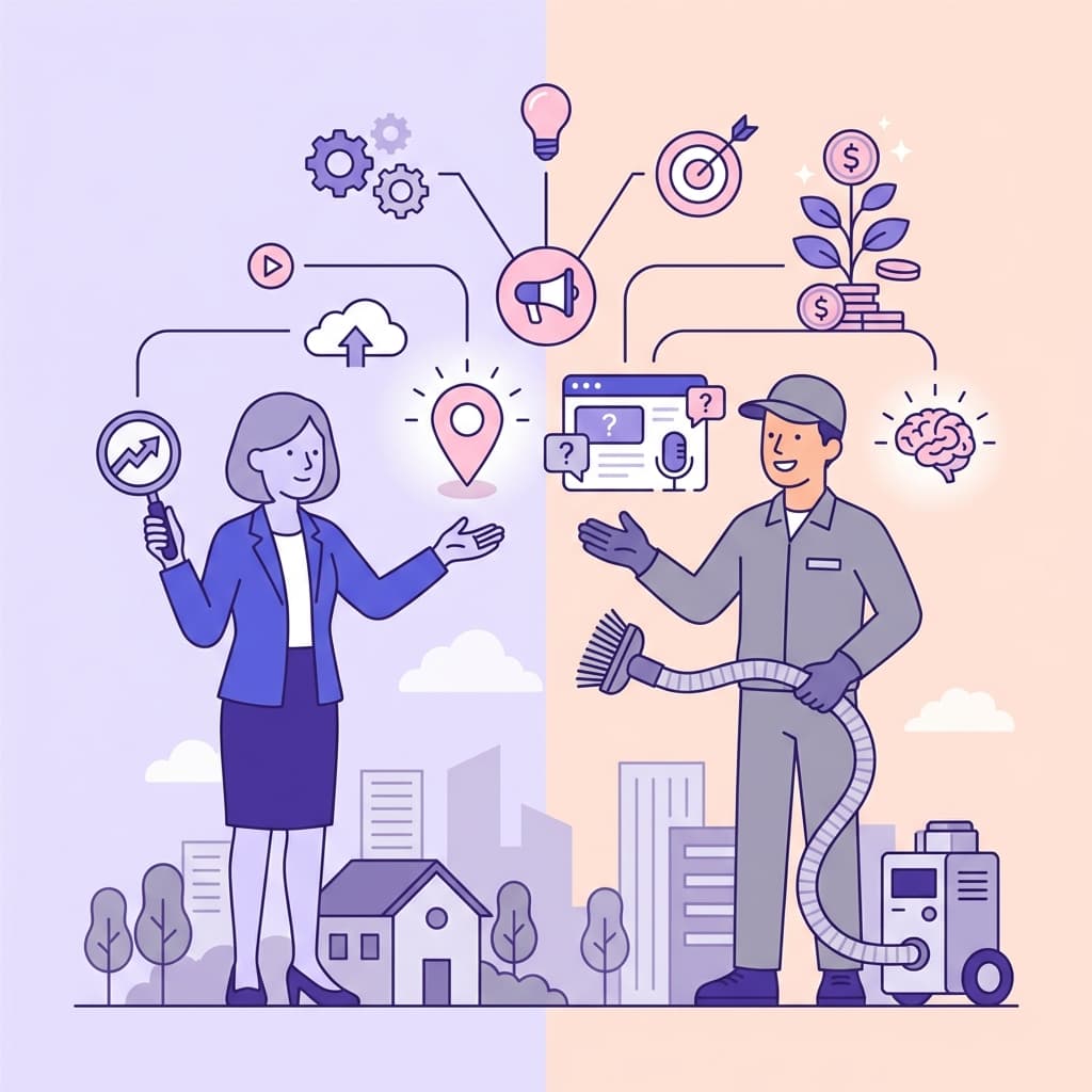 What is SEO and AEO for local Air Duct Cleaning companies?