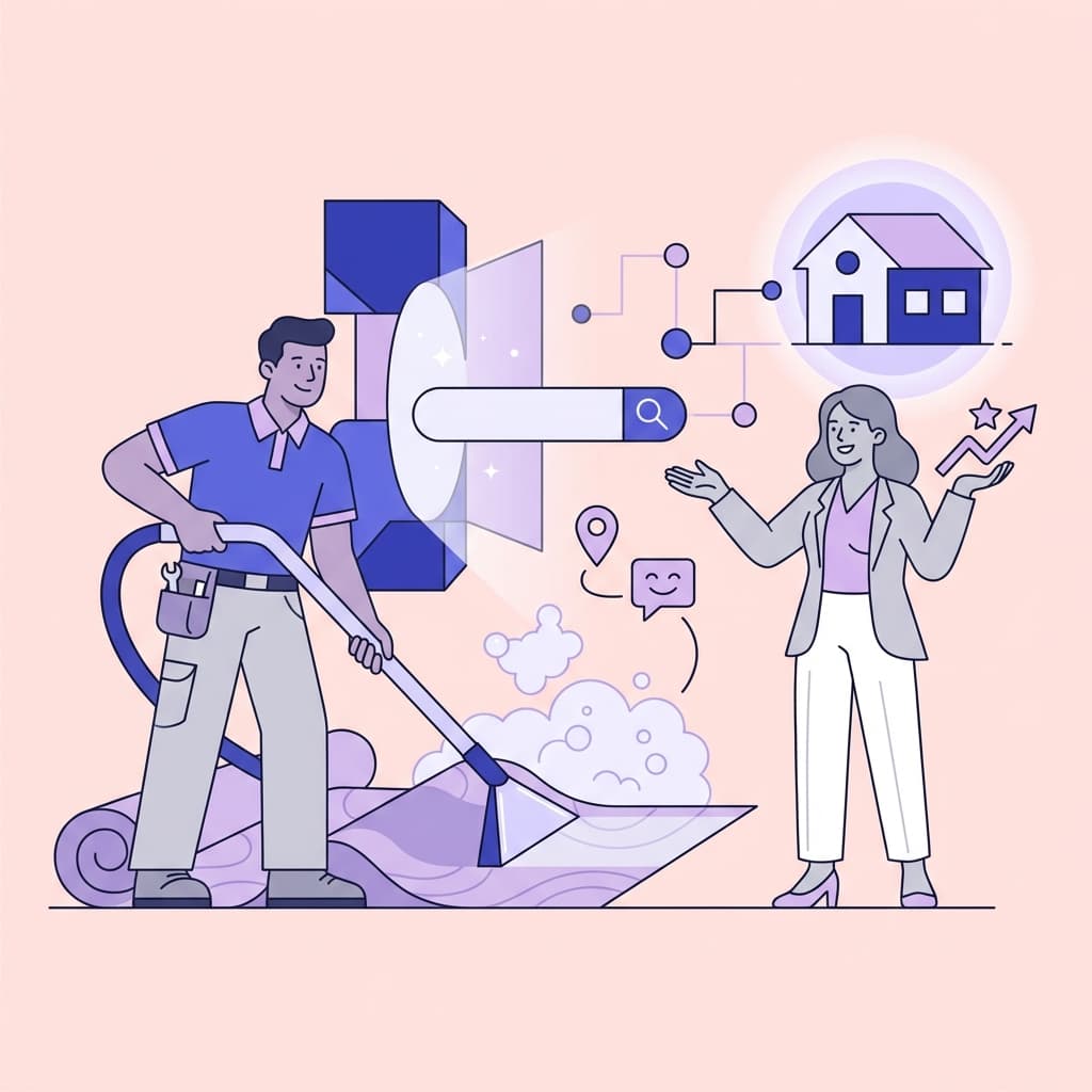 What is SEO and AEO for local Carpet Cleaners?