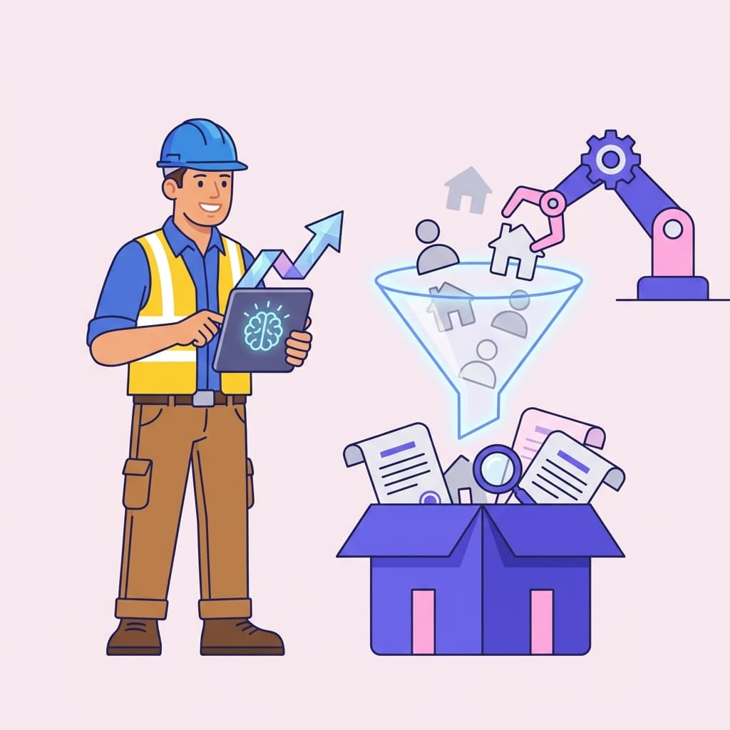 How Construction Contractors Can Generate Leads with AI