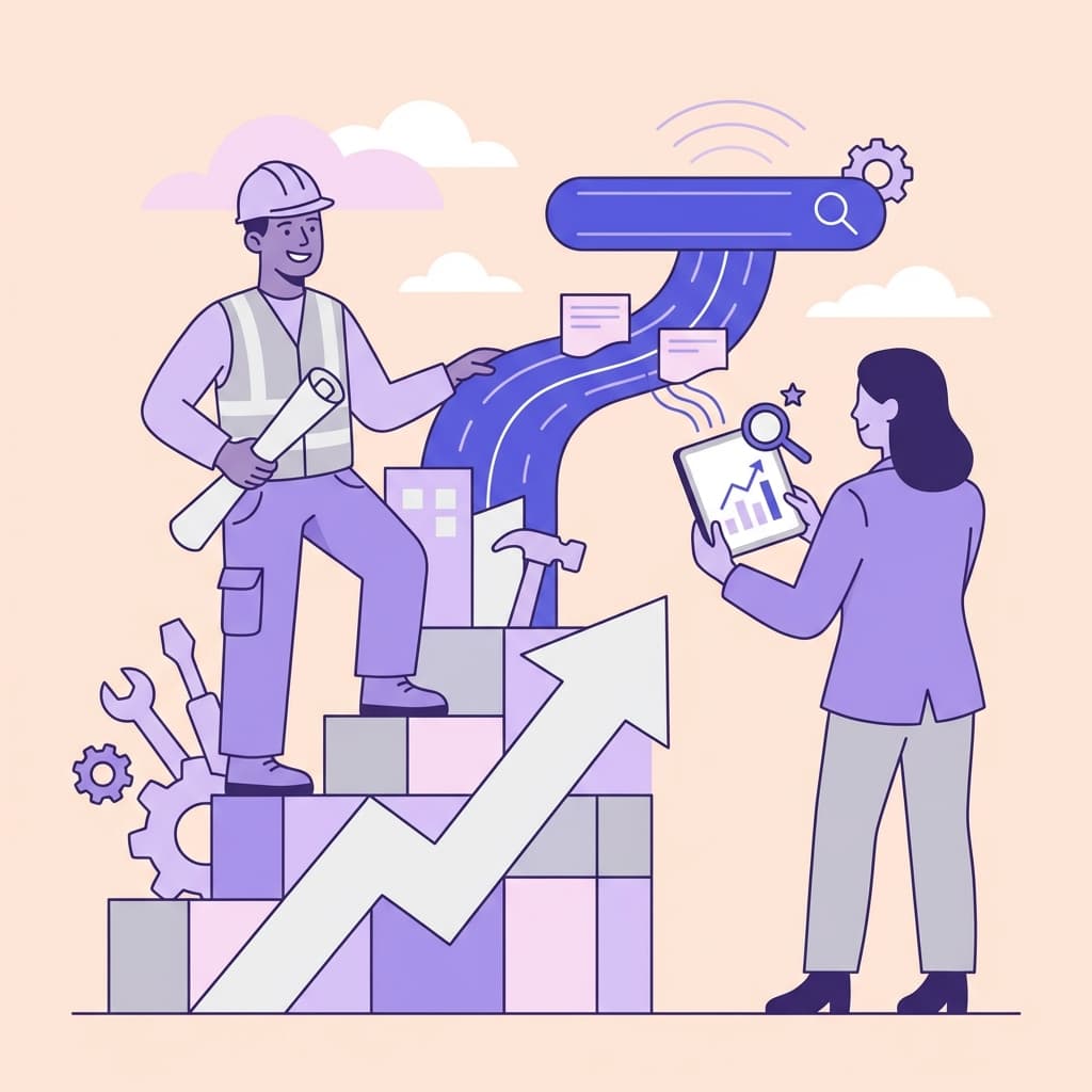 What is SEO and AEO for construction contractors?