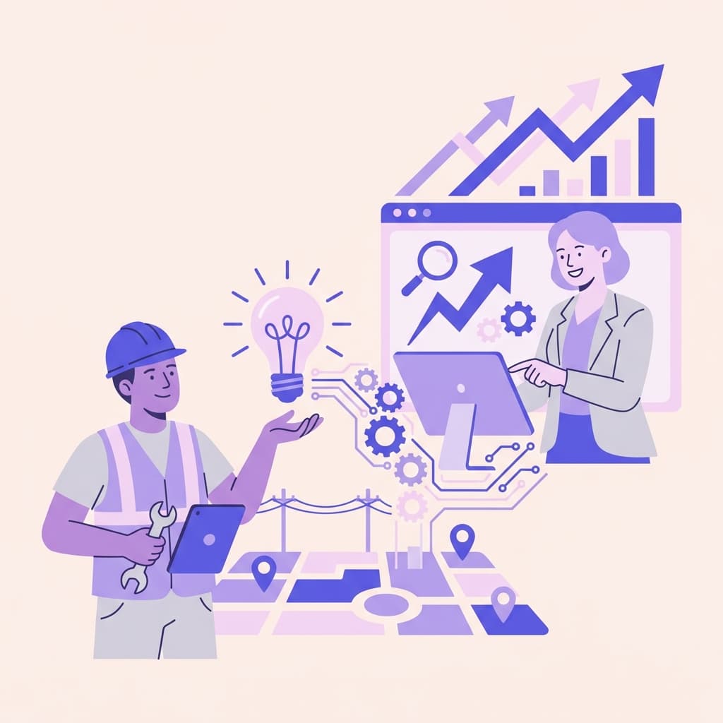 What is SEO and AEO for local Electricians?