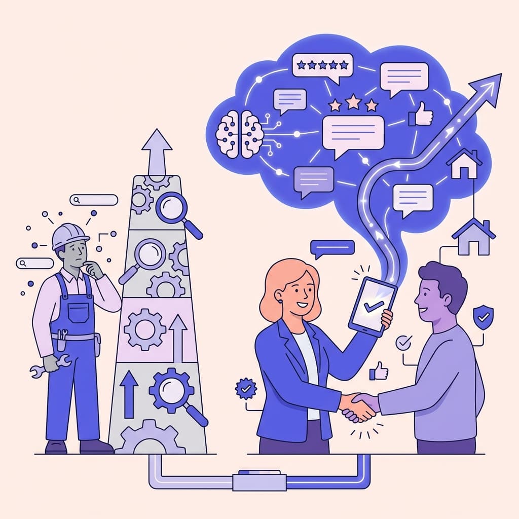 Why Reviews Matter More for AI Than Traditional SEO for Electrical Contractors