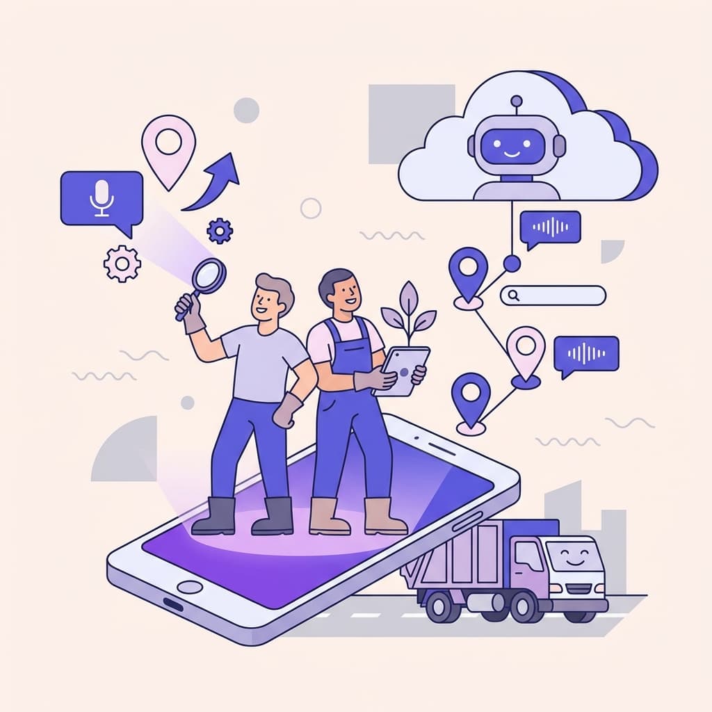 What is SEO and AEO for local Junk Removal Specialists?