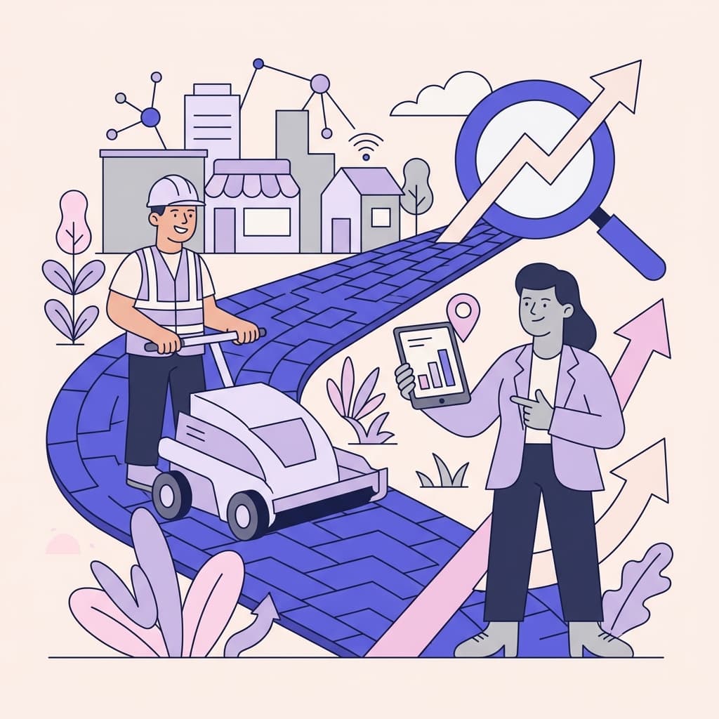 What is SEO and AEO for local Paving Contractors?