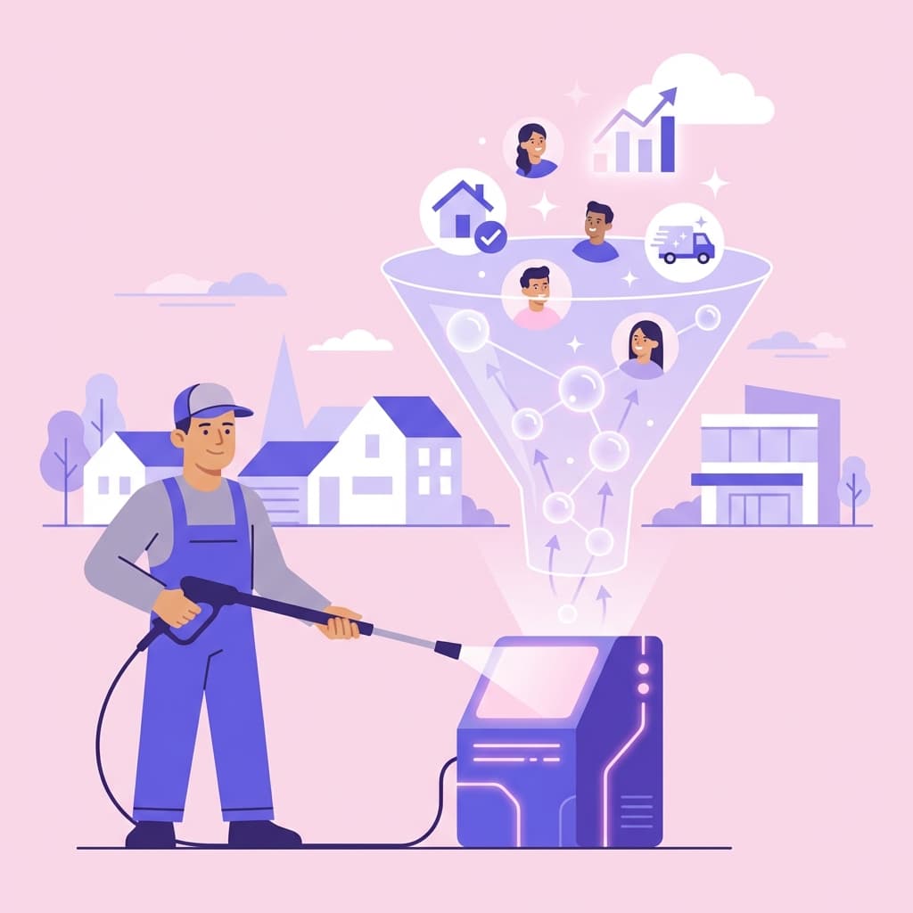 How Pressure Washing Companies Can Generate Leads with AI