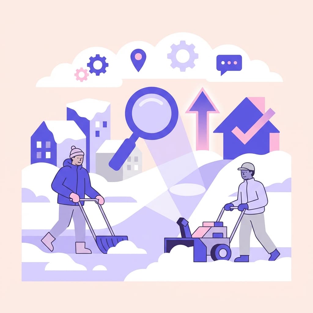 What is SEO and AEO for local Snow Removal Professionals?