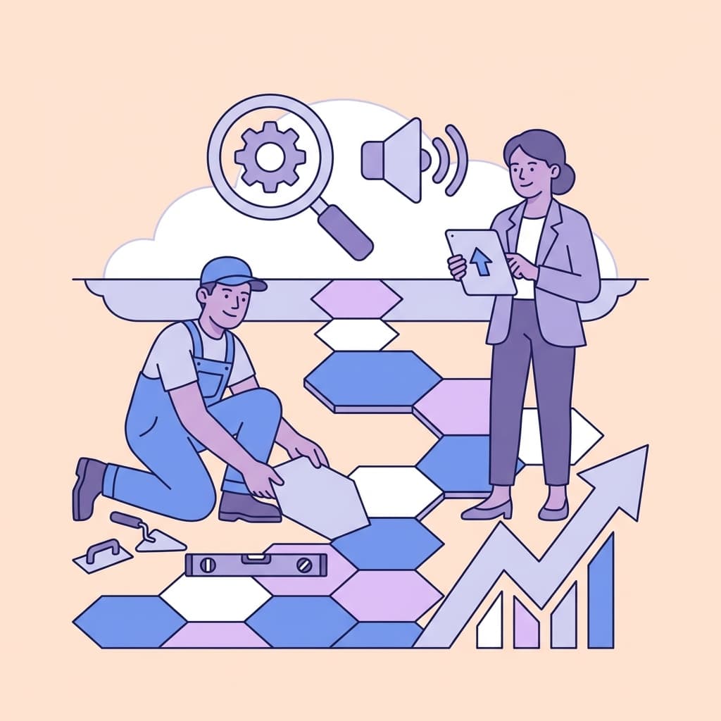 What is SEO and AEO for local tile installers?