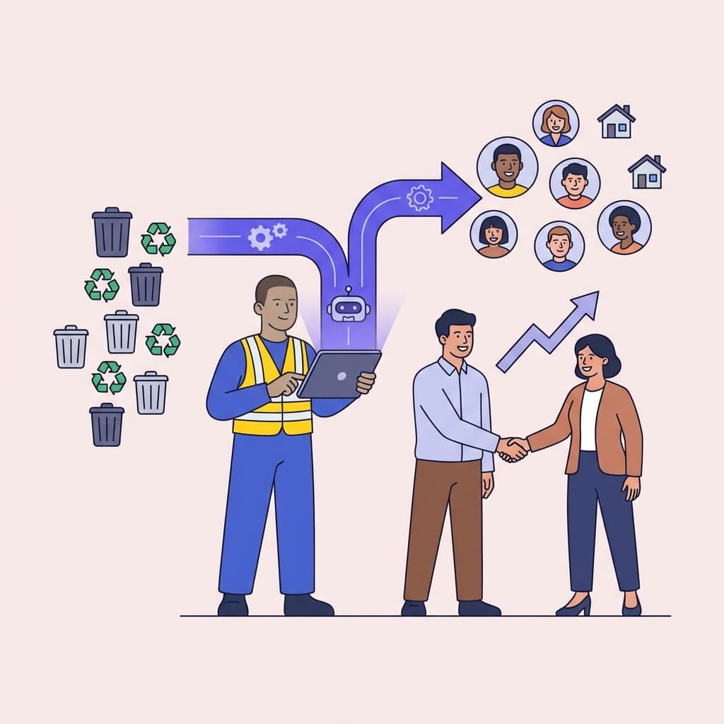 How Waste Management Professionals Can Generate Leads with AI
