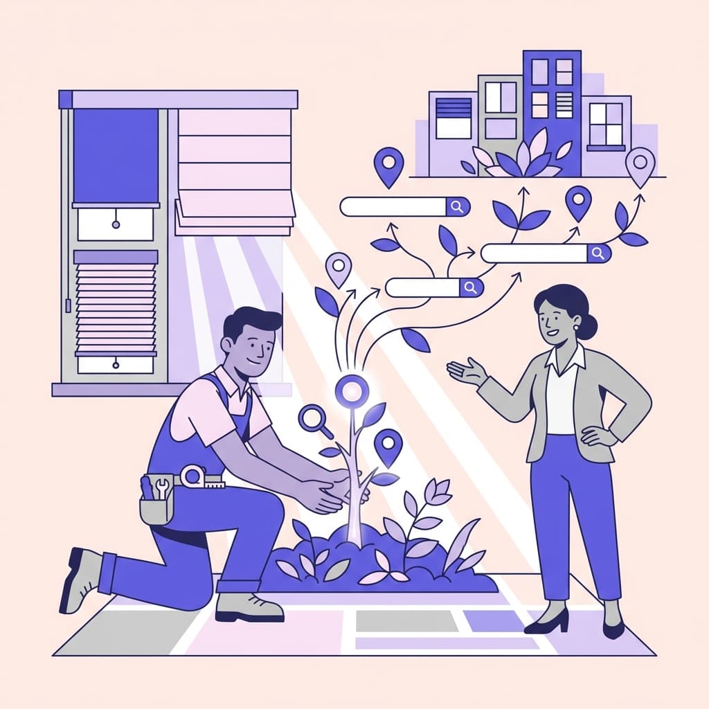 What is SEO and AEO for local Window Treatment Specialists?